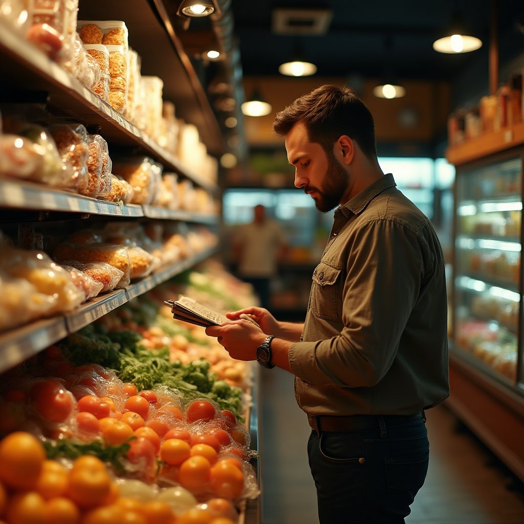 Compras inteligentes en supermercado